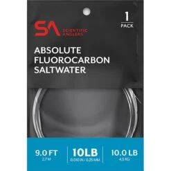 Scientific Anglers Absolute Fluorocarbon Saltwater Leader 1-Pack- 9ft