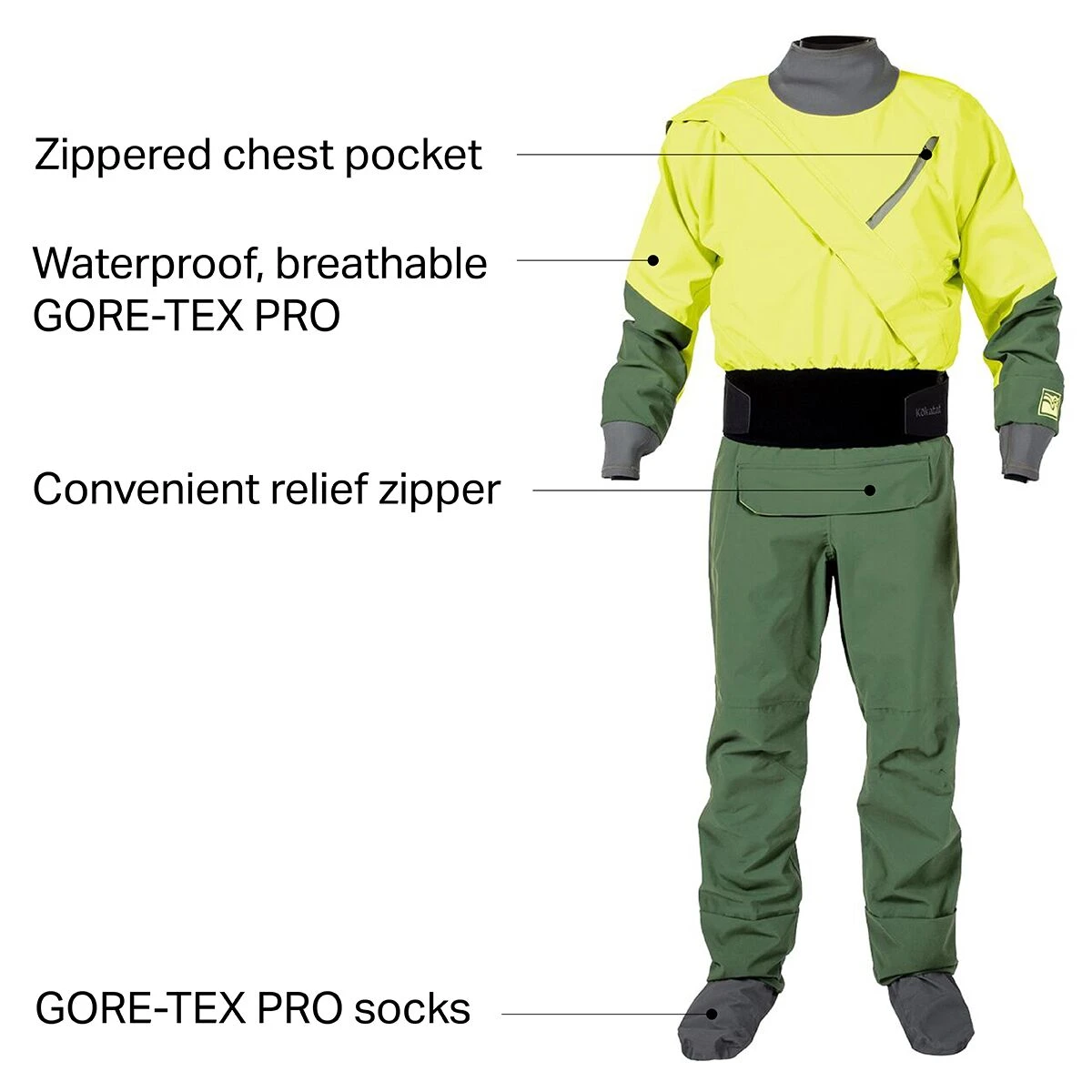 Kokatat Meridian GORE-TEX Dry Suit - Men's 2 Kokatat Meridian GORE-TEX Dry Suit - Men's - Image 2