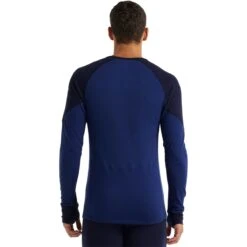Icebreaker 260 Zone Long-Sleeve Crew Top - Men's -Simms Sport Equipment Shop MIDNAV D1
