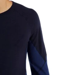 Icebreaker 260 Zone Long-Sleeve Crew Top - Men's -Simms Sport Equipment Shop MIDNAV D5