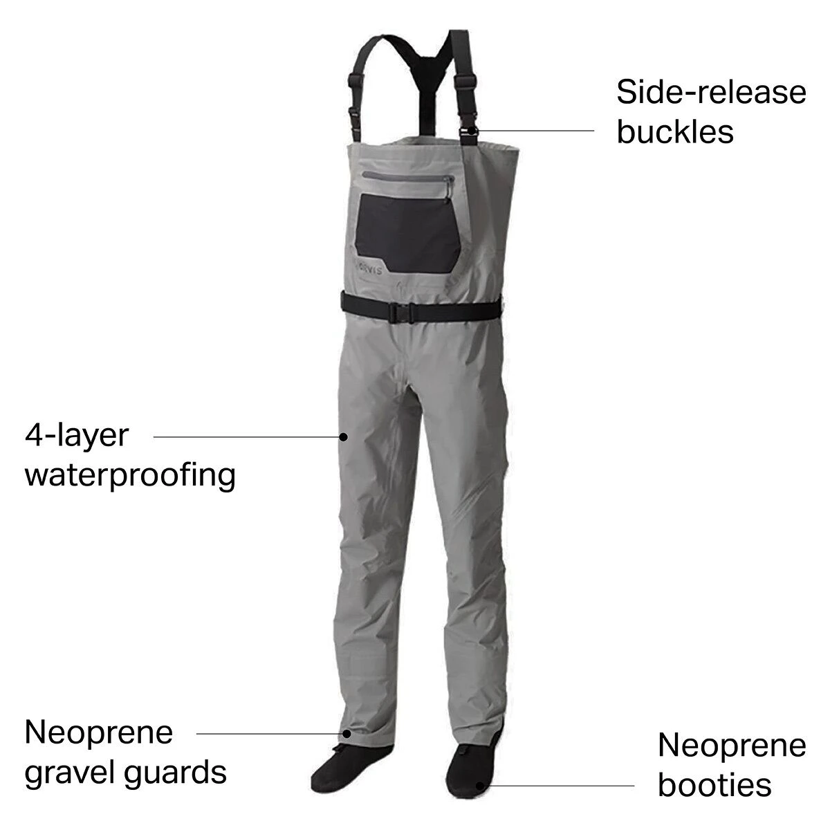 Orvis Clearwater Wader - Men's 4 Orvis Clearwater Wader - Men's - Image 4
