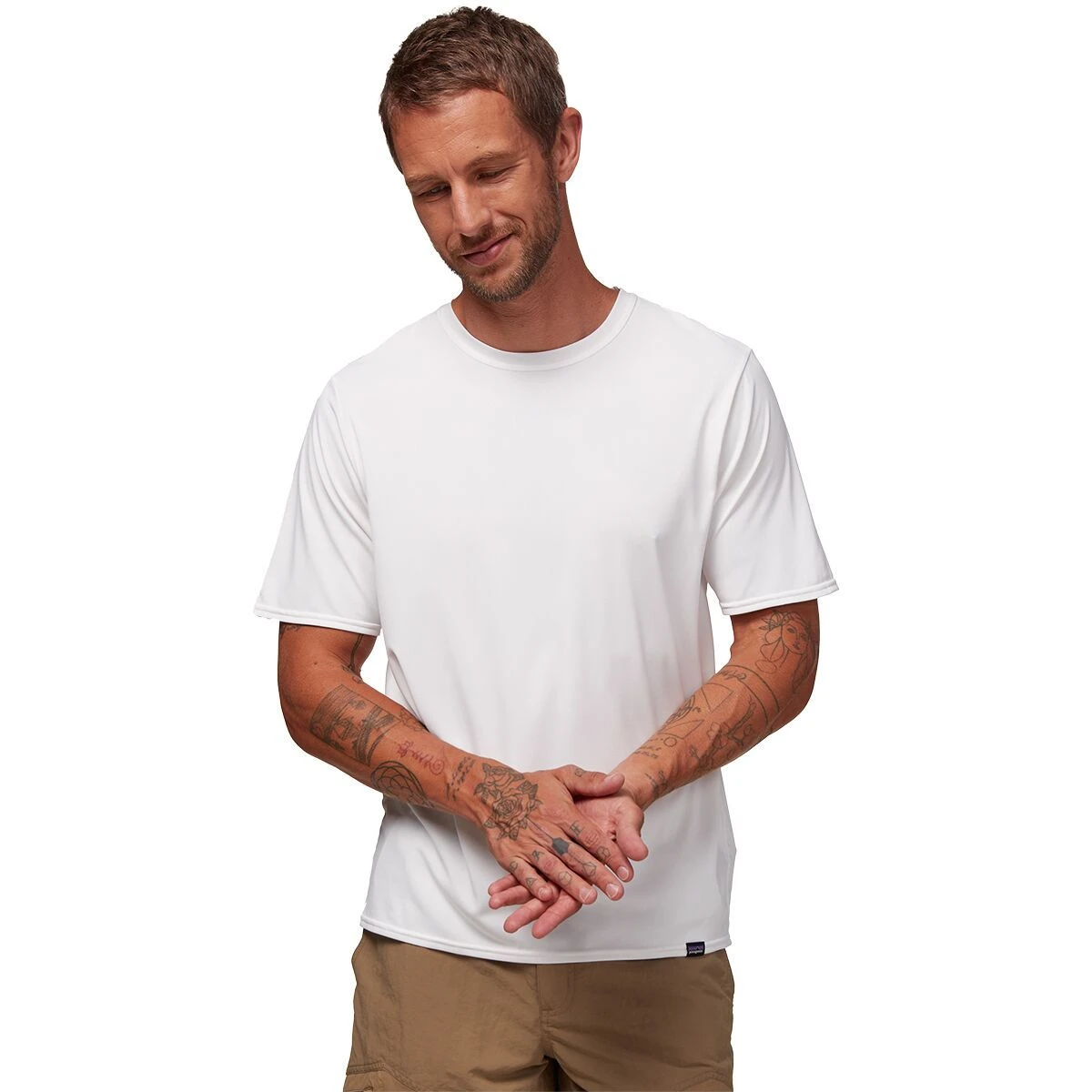 Patagonia Capilene Cool Daily Short-Sleeve Shirt - Men's 8 Patagonia Capilene Cool Daily Short-Sleeve Shirt - Men's - Image 8